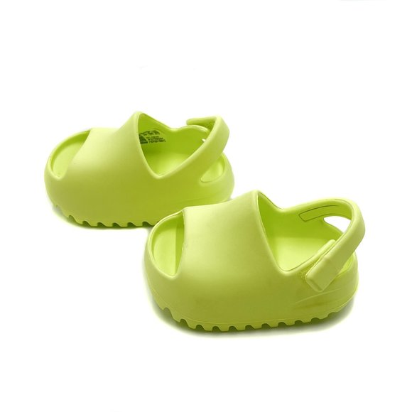 YEEZY X ADIDAS Glow Green Infant Slide Sandals NIB - Picture 4 of 13